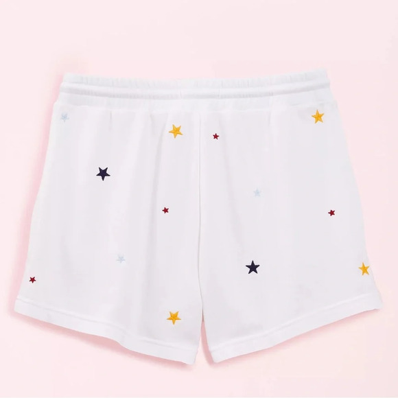 NWT L&G Star Terry Drawstring Shorts - Picture 3 of 6